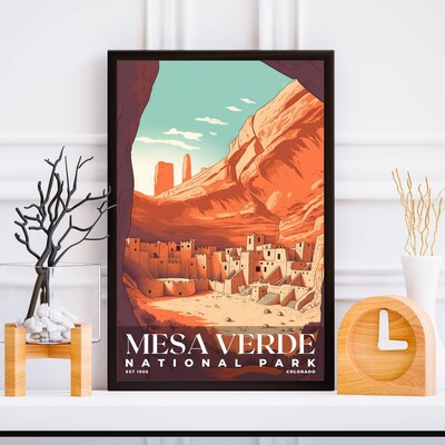 Mesa Verde National Park Poster, Travel Art, Office Poster, Home Decor | S3 - image5